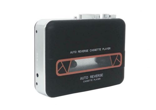 Class Portable Walkman Cassette Player With Headphones - Blue/Gold C12